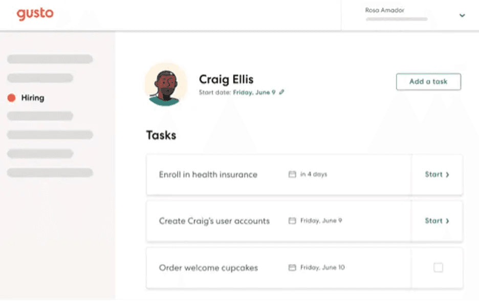 Gusto onboarding
