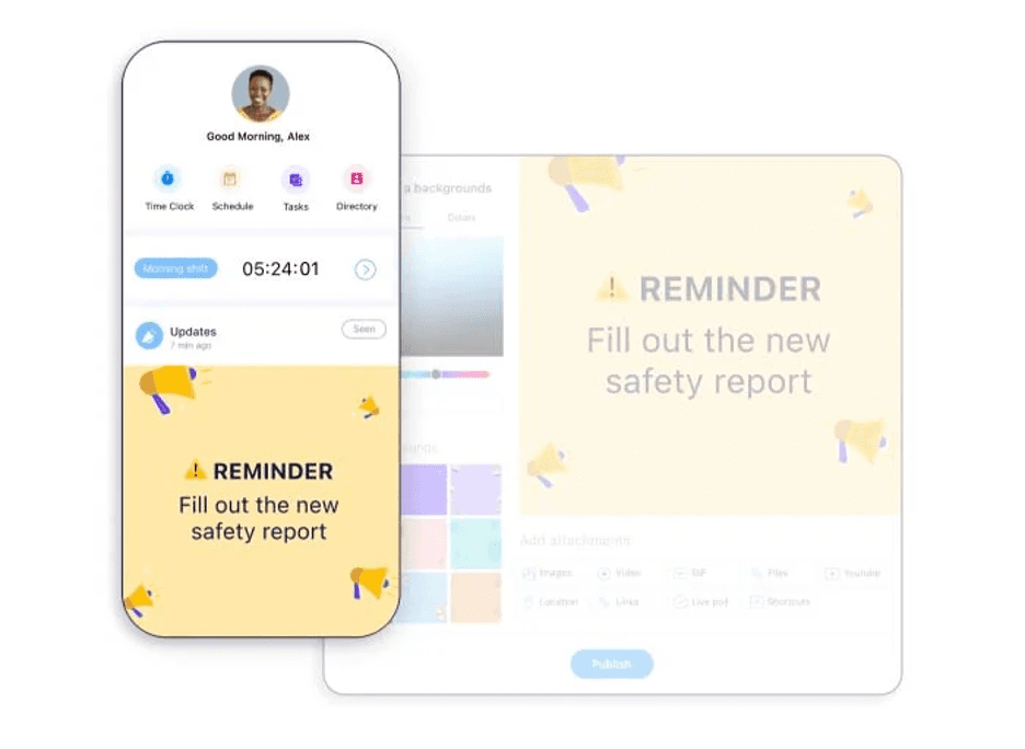 Connecteam custom manages