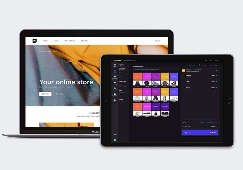 Lightspeed e-commerce store