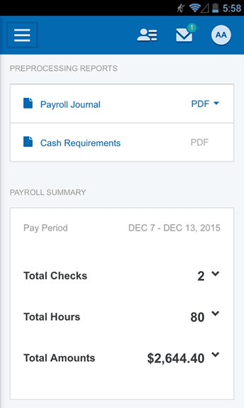 Paychex Flex mobile app