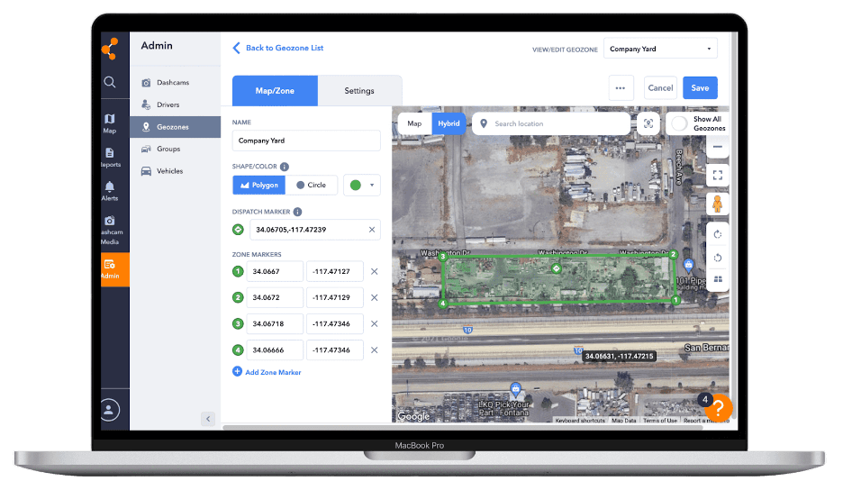 ClearPathGPS dashboard