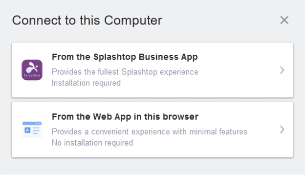 Splashtop app