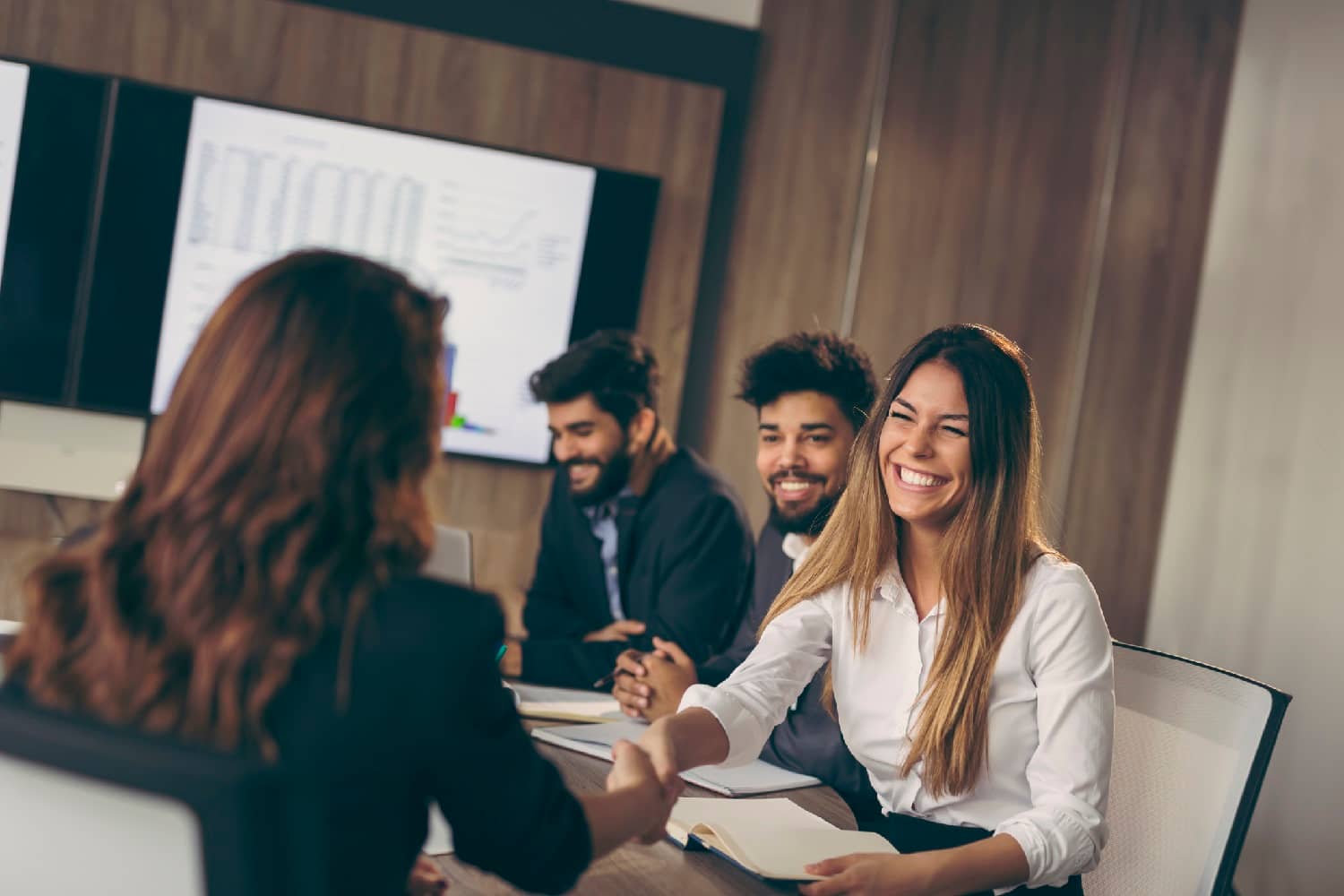 Human resources job interview