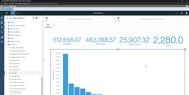 AdvancedMD reporting