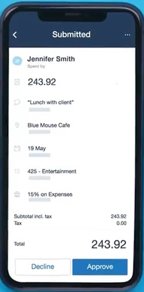 Xero mobile app