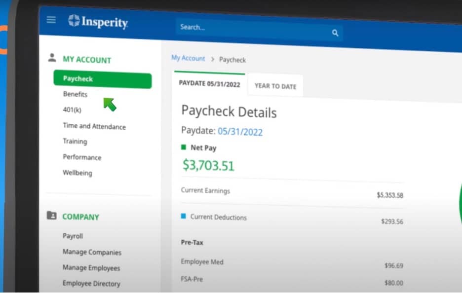 Insperity self-service