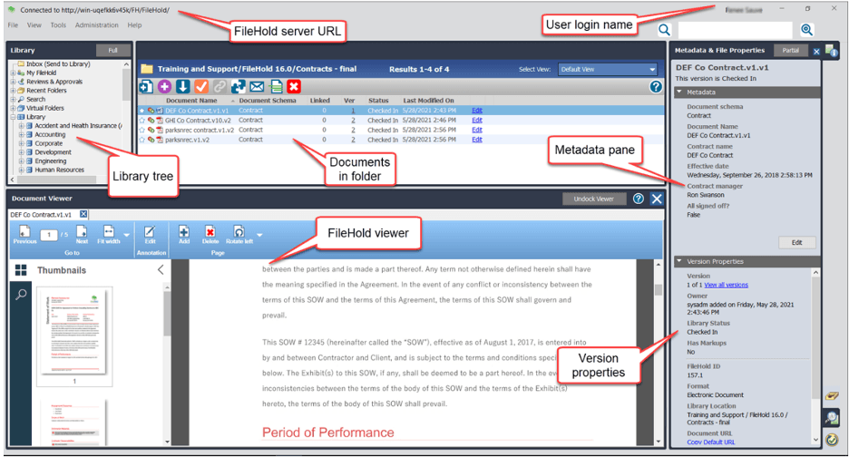 FileHold desktop app