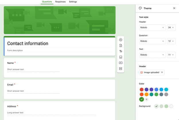 Google Forms Customizations