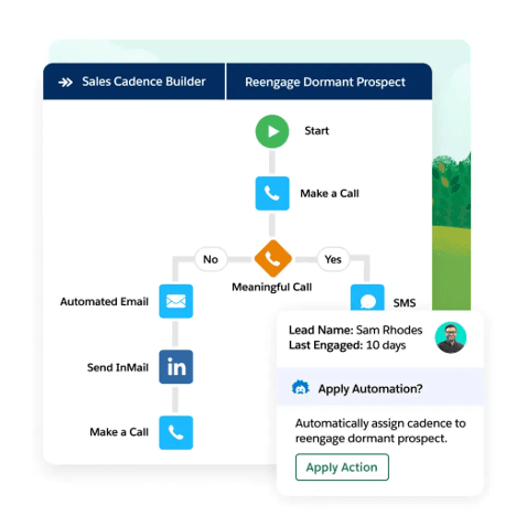 Salesforce cadence