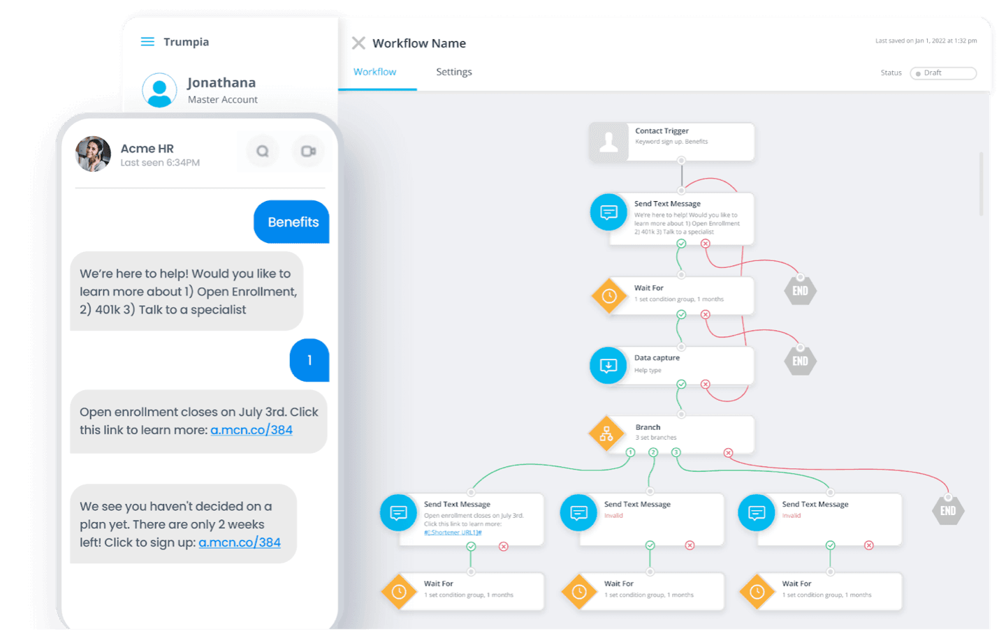 TrumPia automated workflow