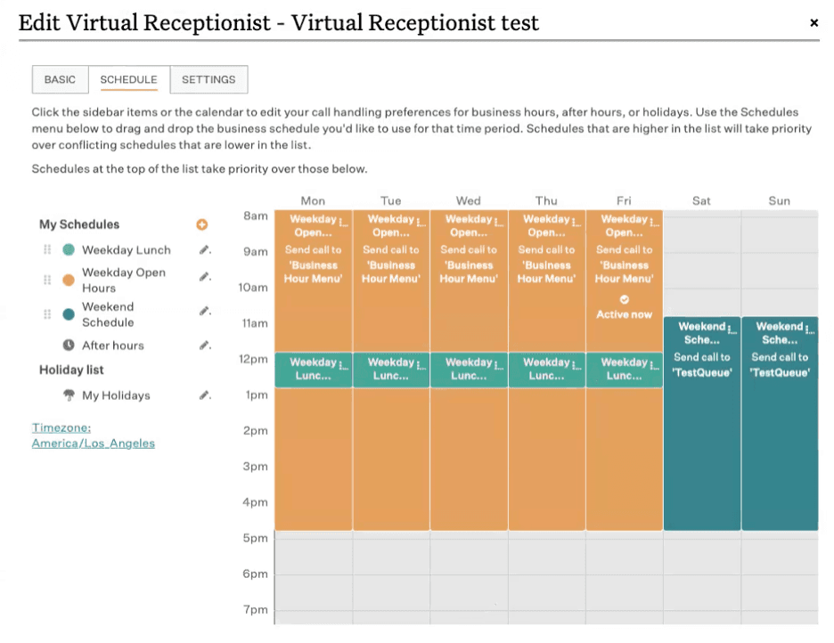 Ooma virtual receptionist