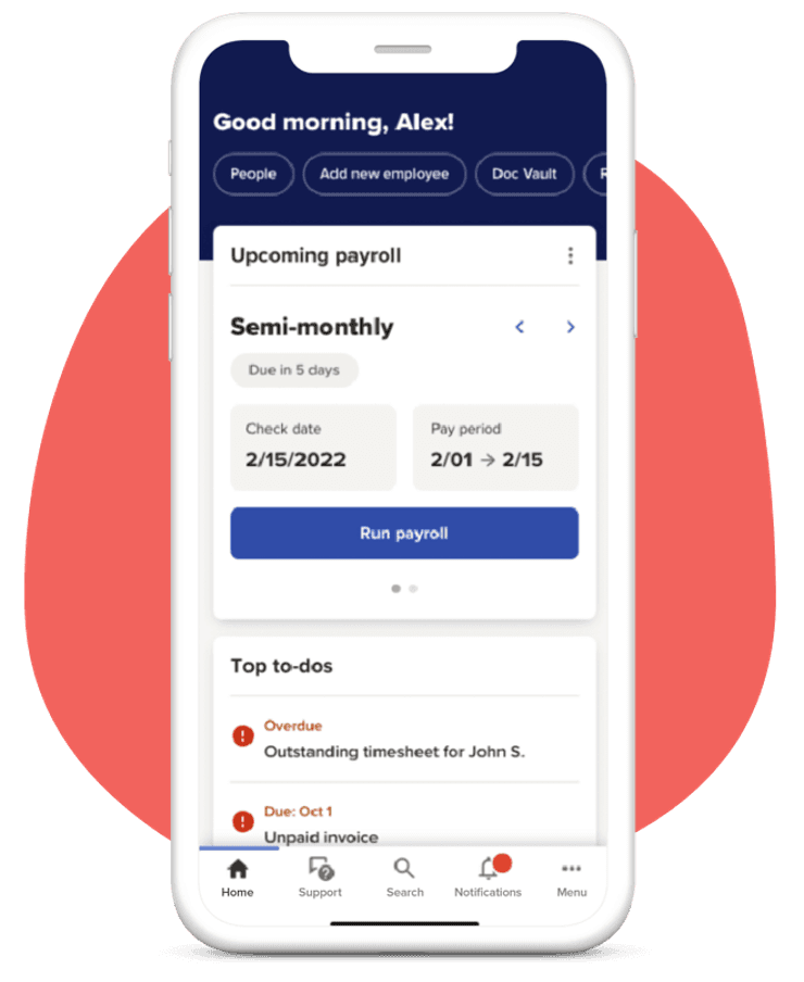 ADP mobile app