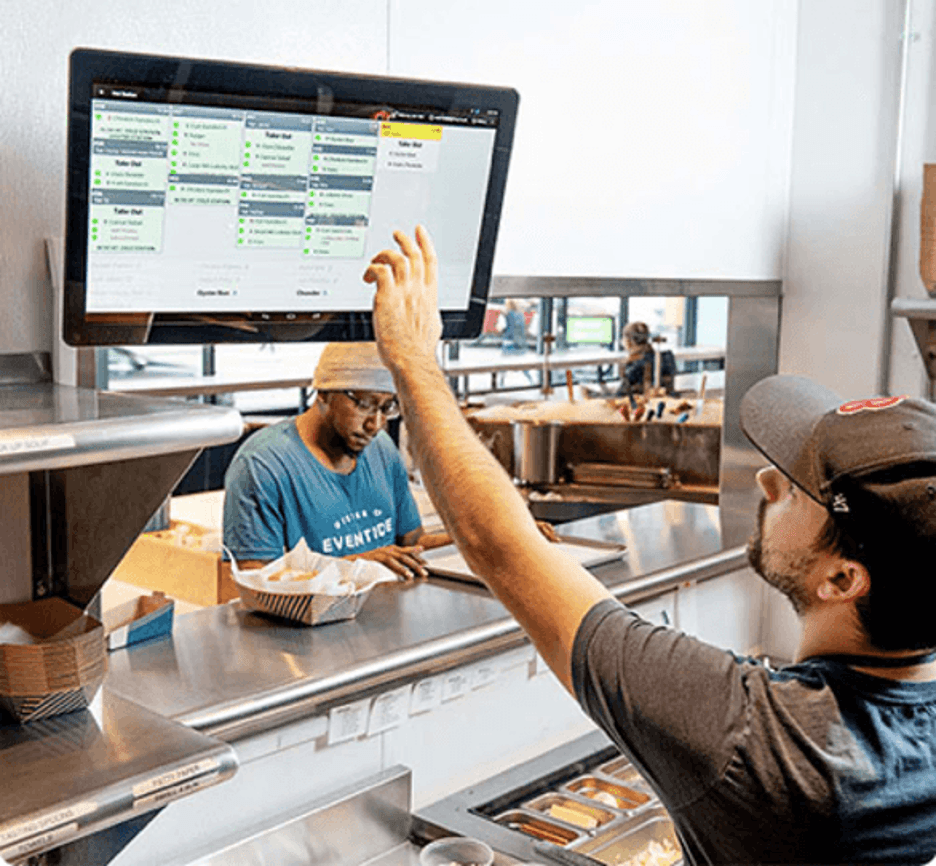 Toast POS mounted display