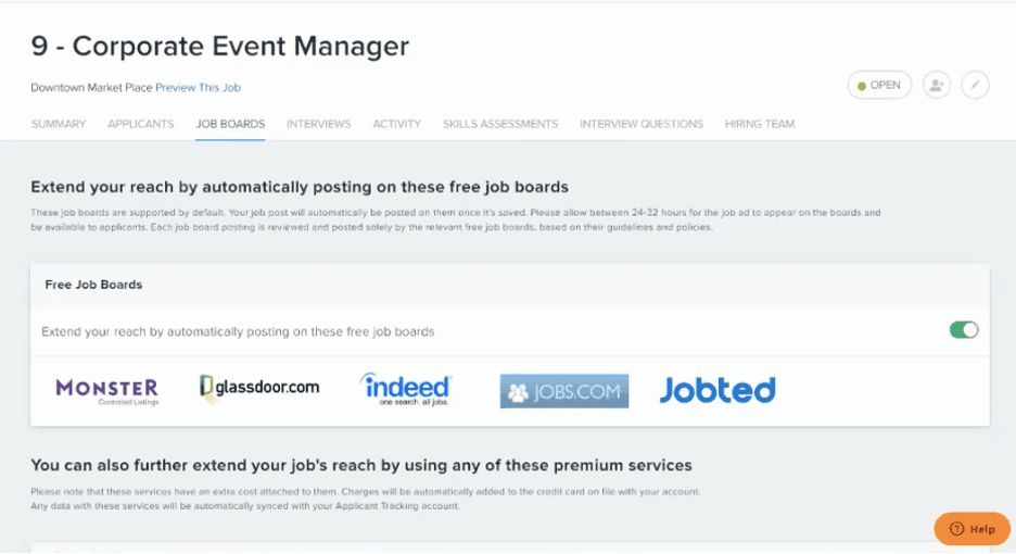TriNet job posting