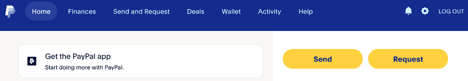 Paypal app login
