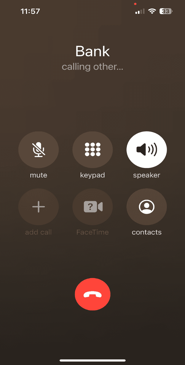 Adding a call to an iPhone