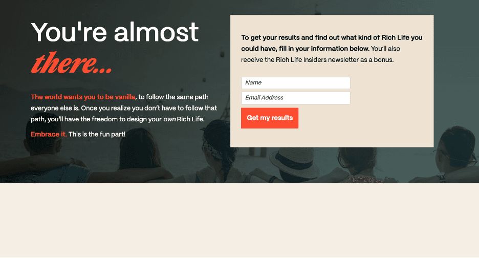 I Will Make Your Rich homepage