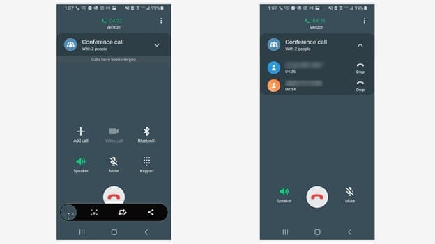 Selecting additional members for a conference call