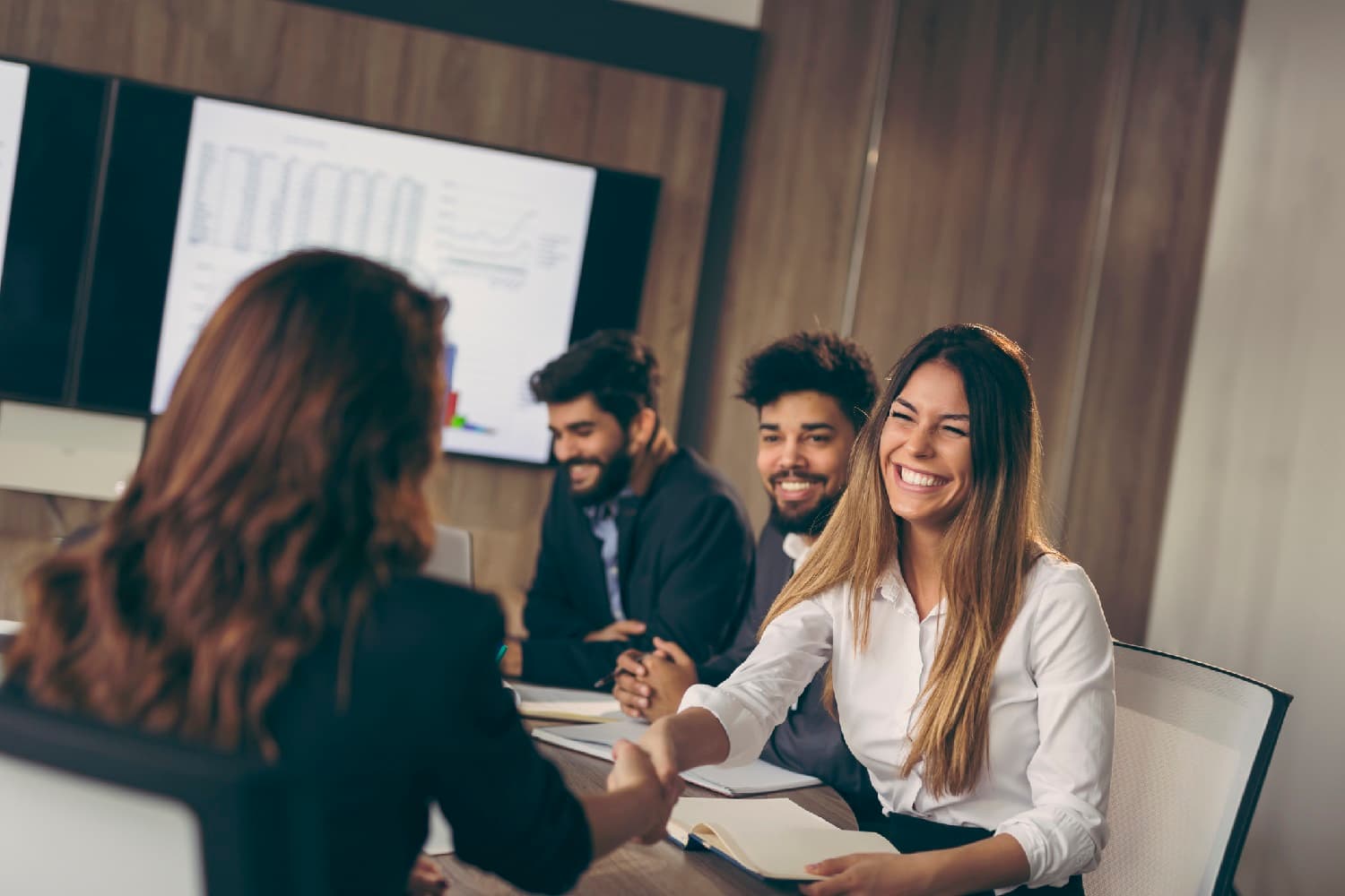 Human resources job interview