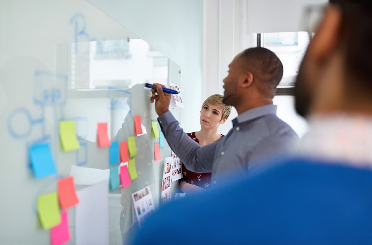 creative team brainstorming