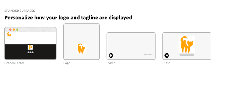 Creative Cloud Express personalize