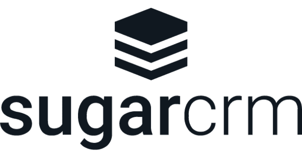 SugarCRM black stack logo