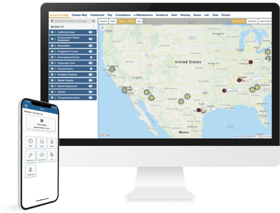 FleetUp dashboard