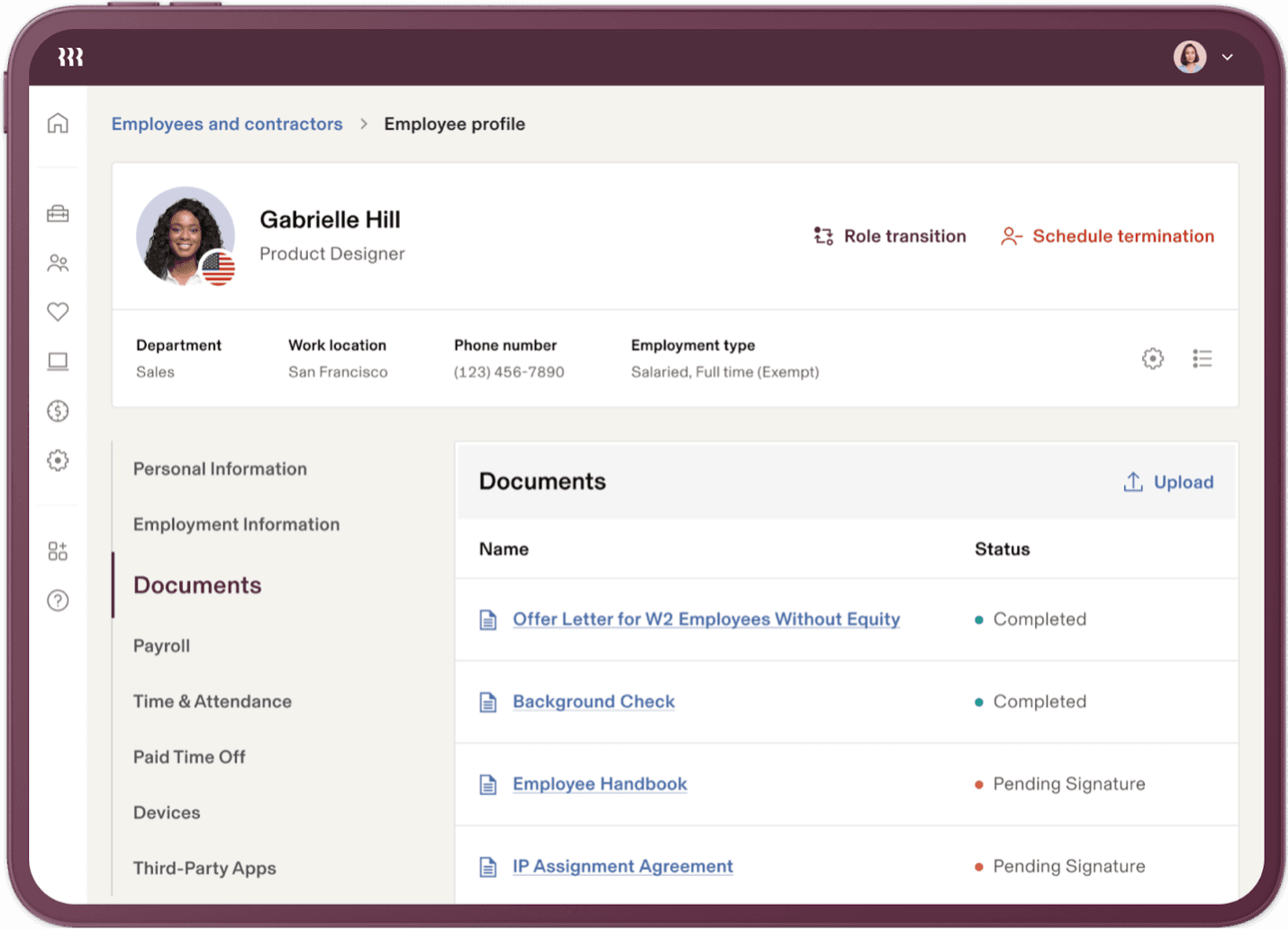 Rippling onboarding