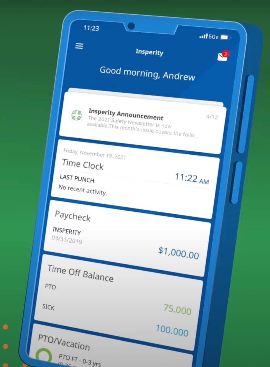 Insperity mobile app