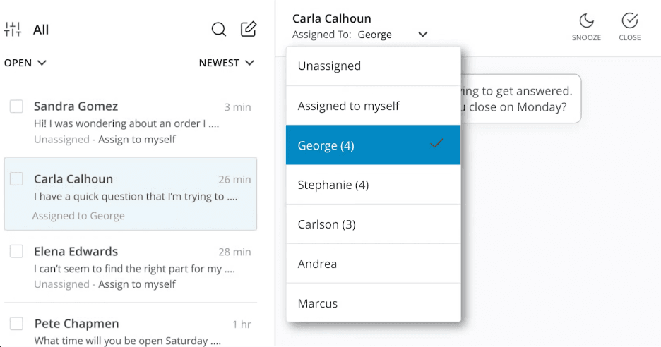 EZ Texting filtering