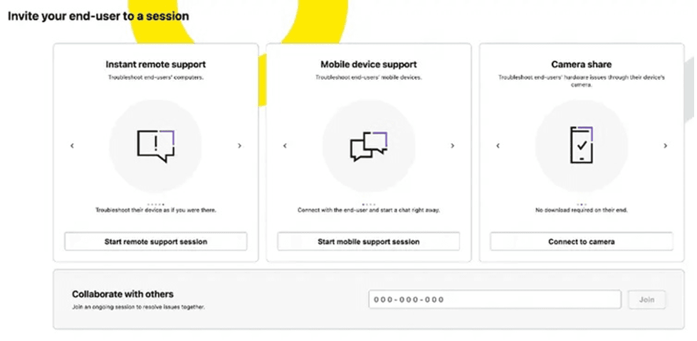 GoTo Resolve session invites