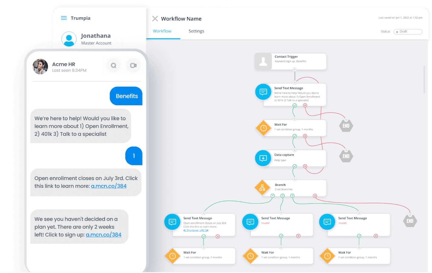 TrumPia automated workflow