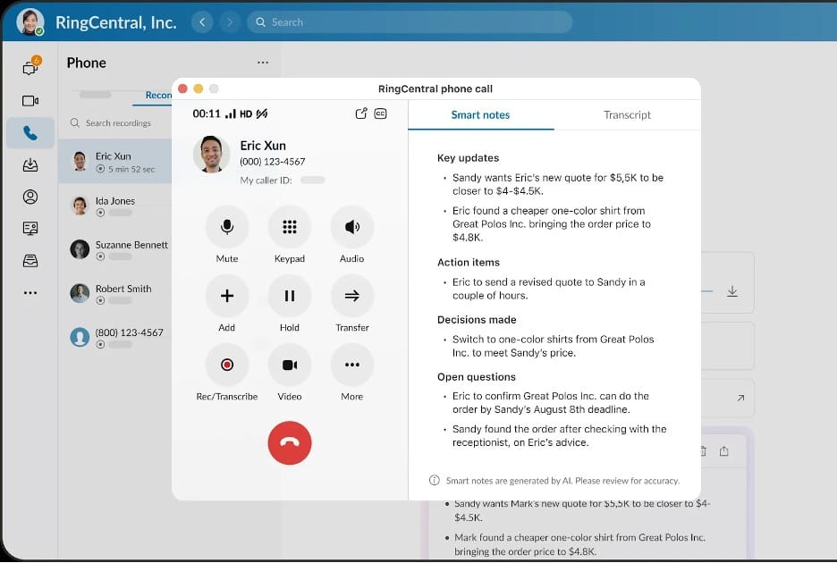 RingEX note-taking tool