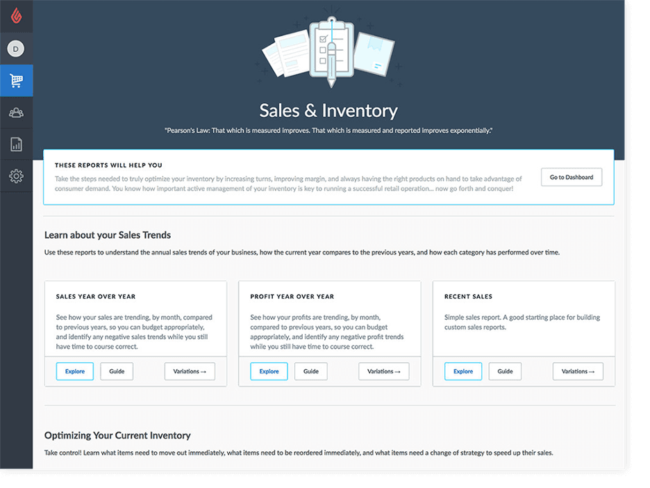 Lightspeed reporting