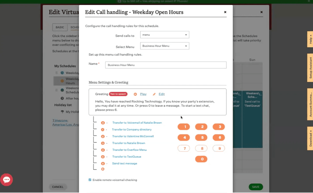 Ooma call handling