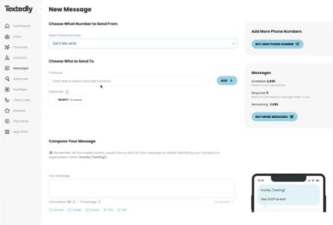 Textedly expanding service