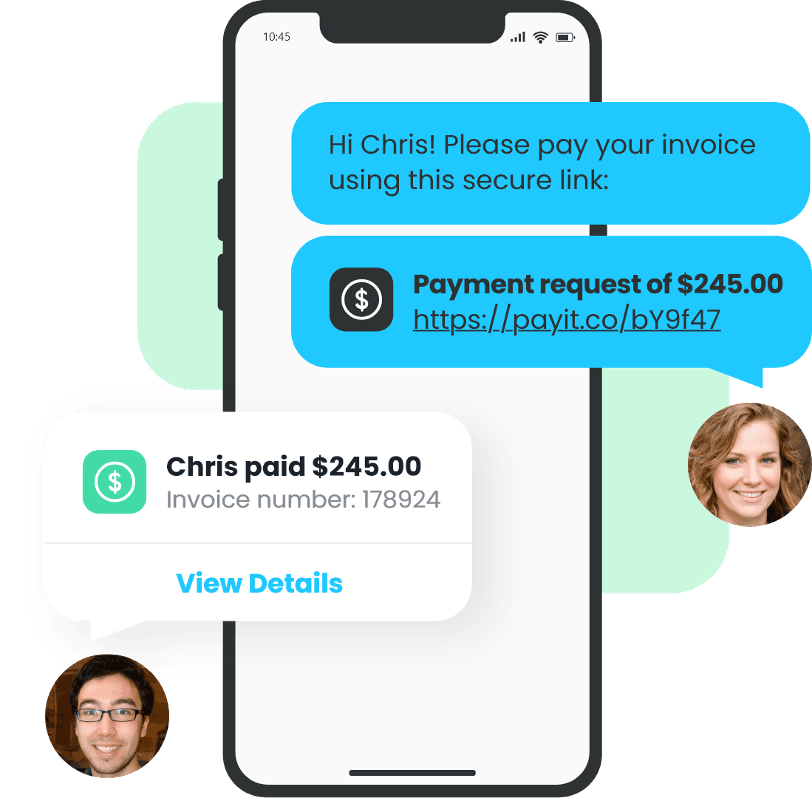 Textedly payment links