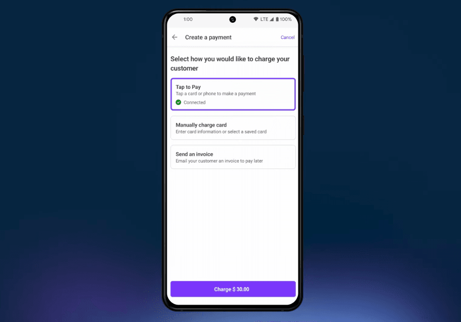 Stripe Tap to Pay feature