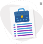 graphic of a suitcase on a piece of paper