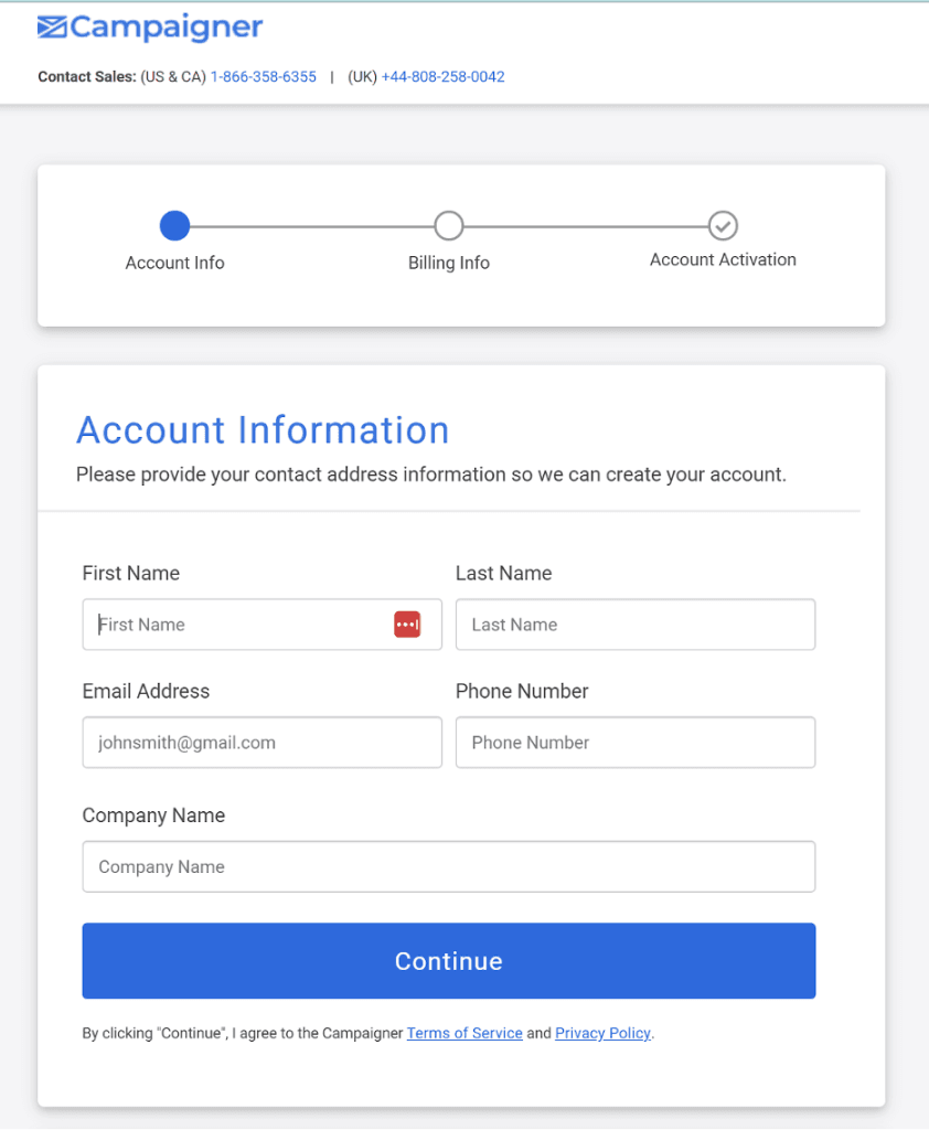 Campaigner free trial