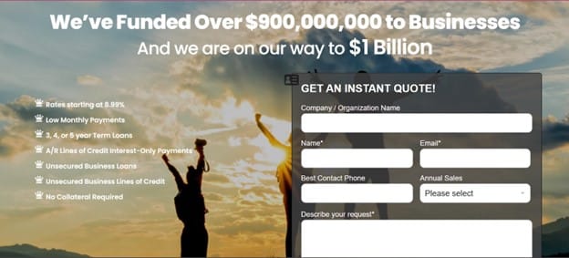 Noble Funding online form