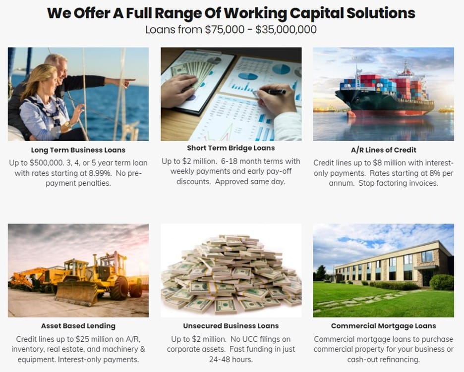 Noble Funding financing options