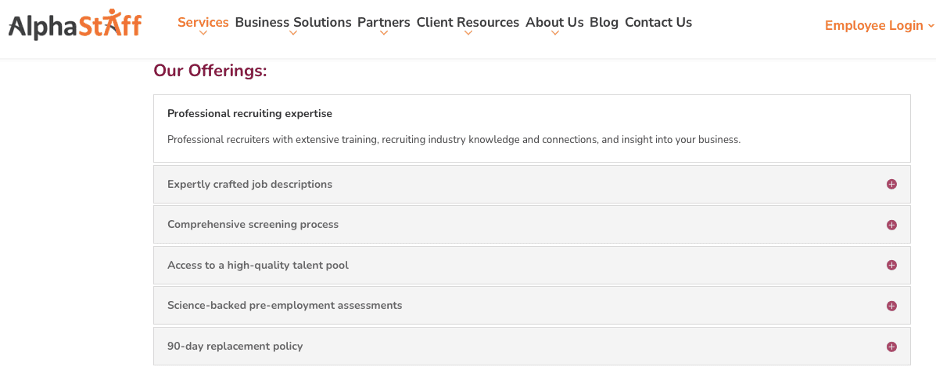 AlphaStaff recruiting tools