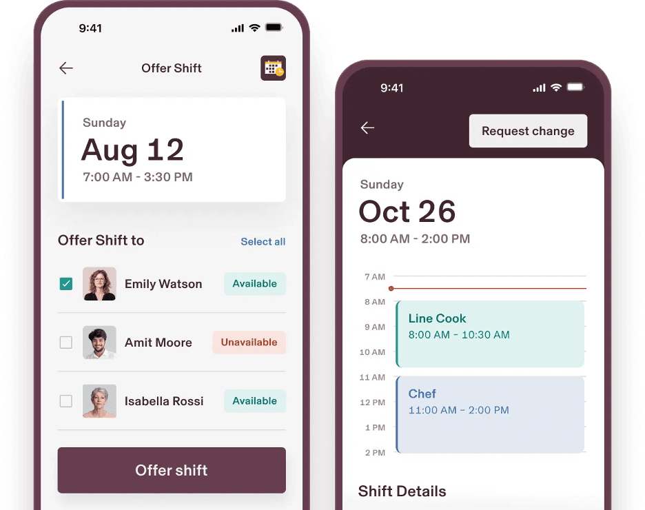 Rippling mobile-friendly onboarding and scheduling