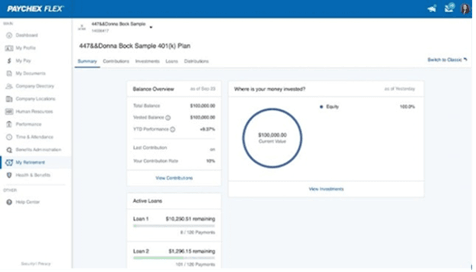 Paychex Flex benefits management