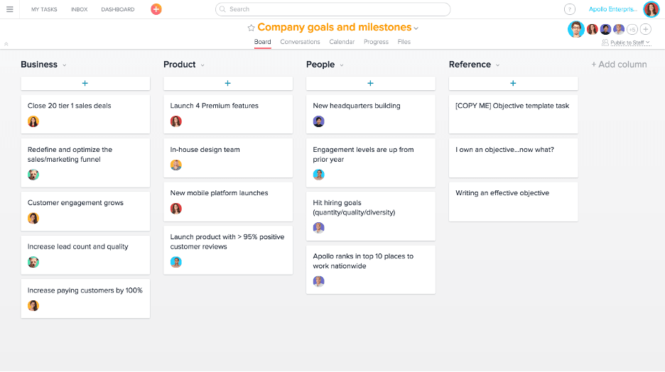 Asana collaboration tools