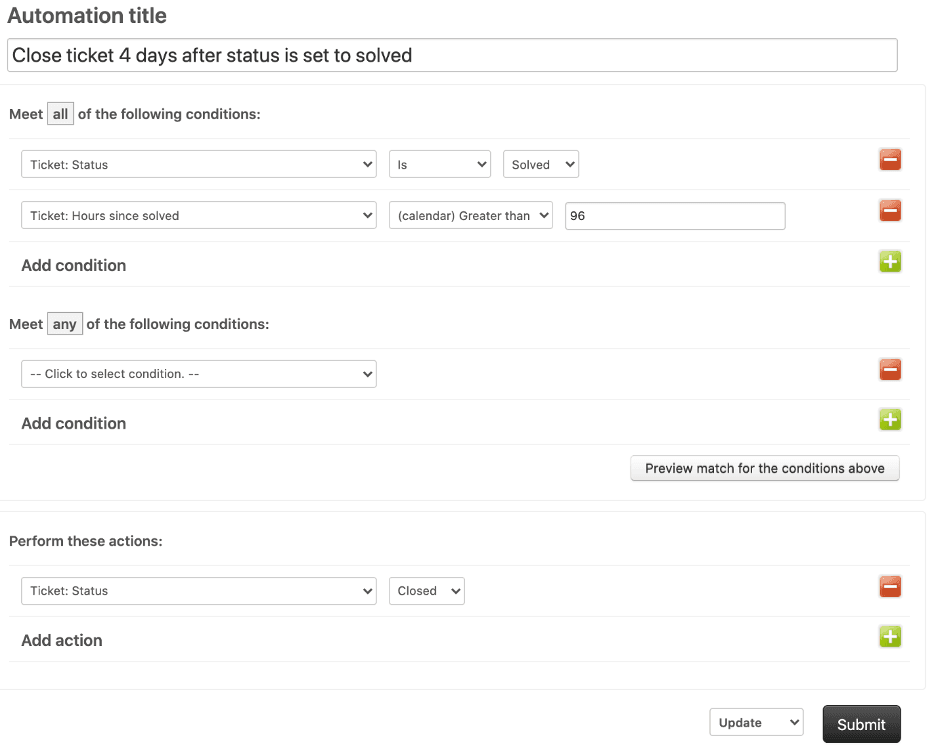 Zendesk workflow automation