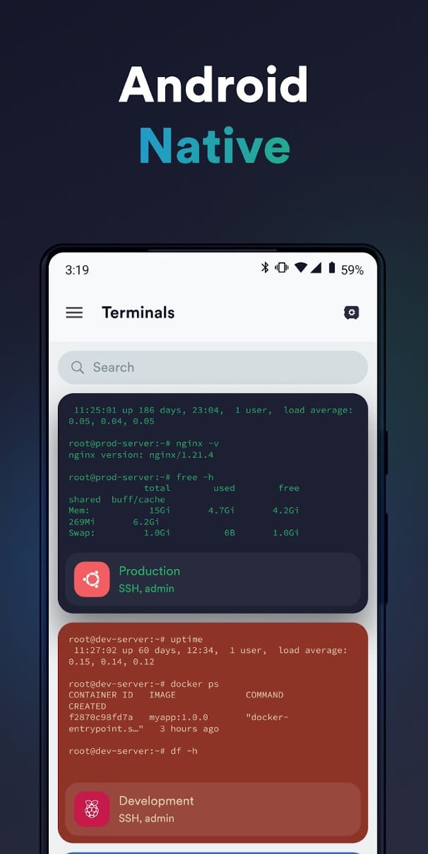 Termius app
