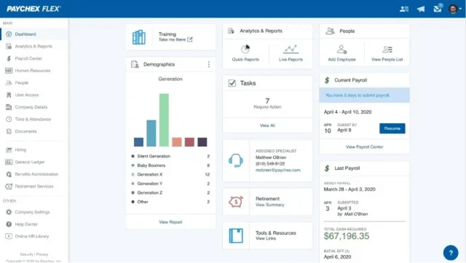 Paychex payroll platform