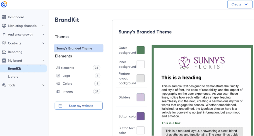 Constant Contact BrandKit